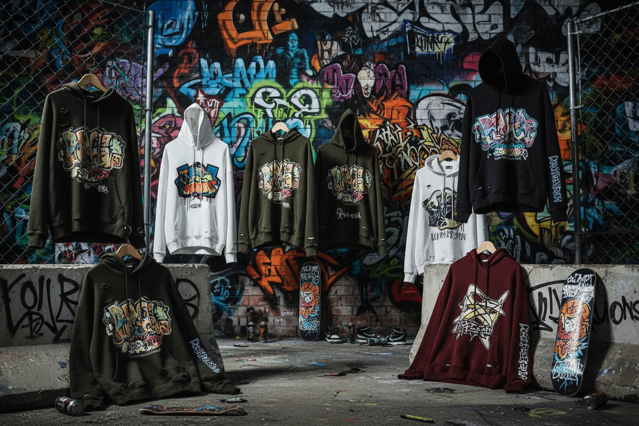 Arrière-plan streetwear